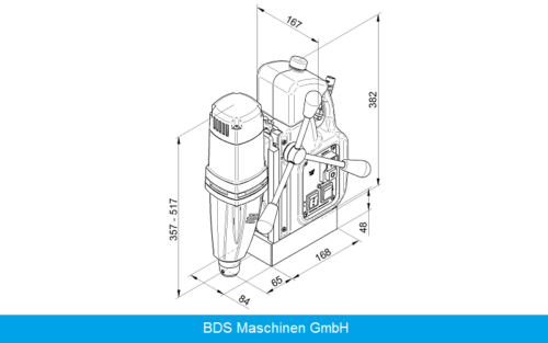 MAB 465 Magnetic Drilling & Tapping Machine