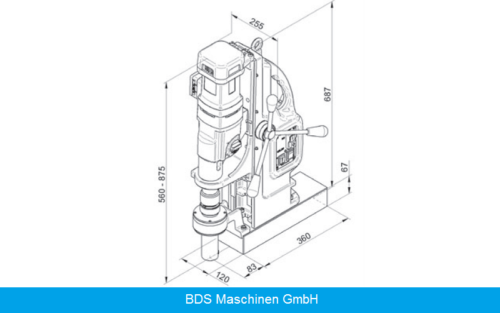 MAB 1300 V Magnetic Drilling Machine