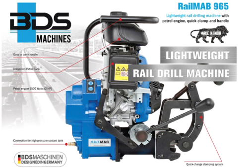Rail Drilling Machine – RailMAB 965